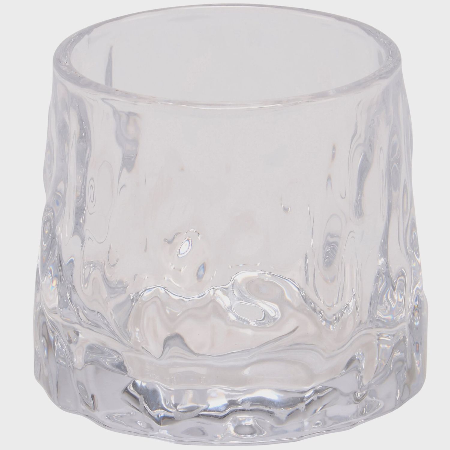 Rocking Hammered Rocks Glass