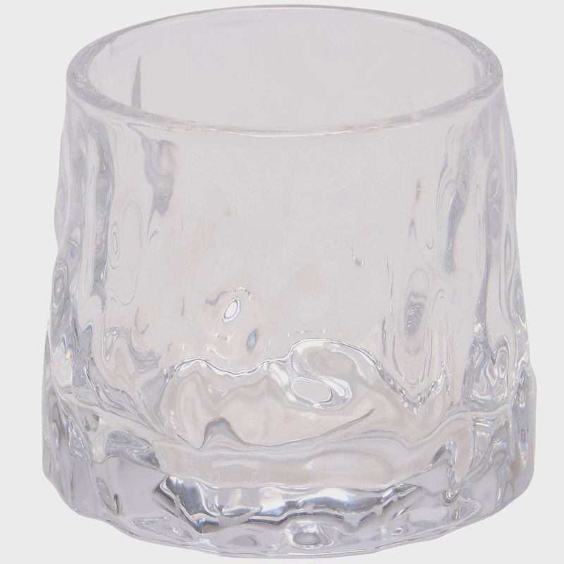 Rocking Hammered Rocks Glass