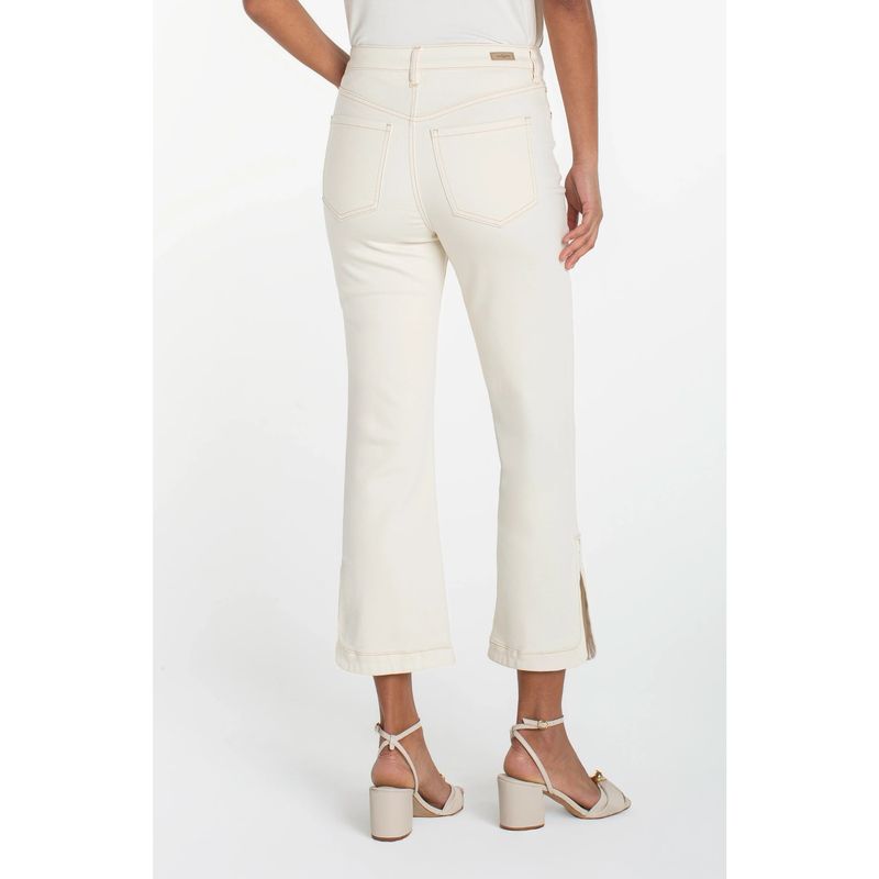 Liverpool Desert Dunes Hannah Tulip Hem Hi-Rise Crop Flare Jean