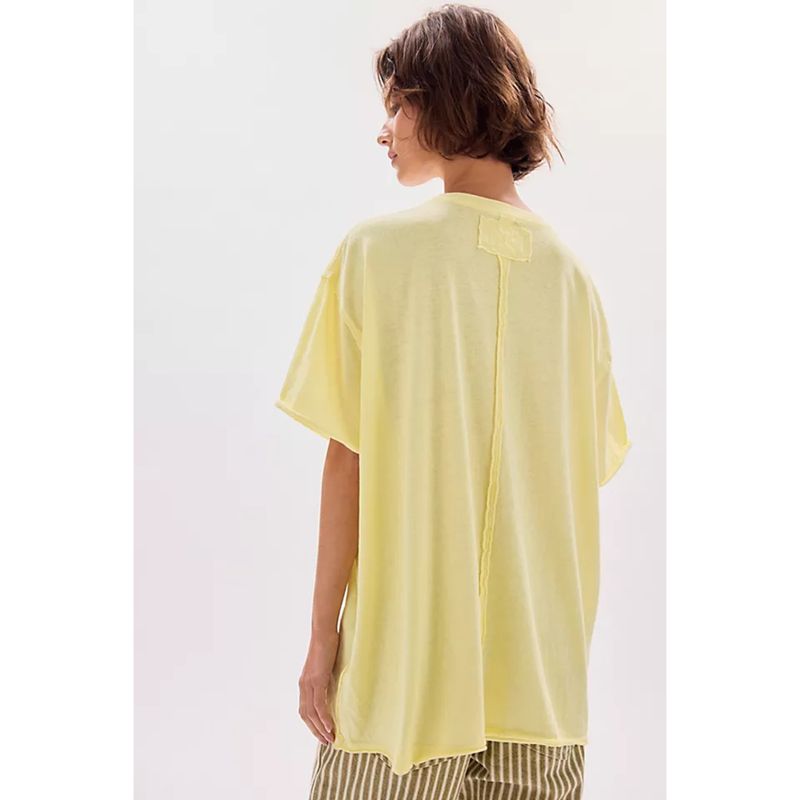 Free People Nina Lemon Water Tee