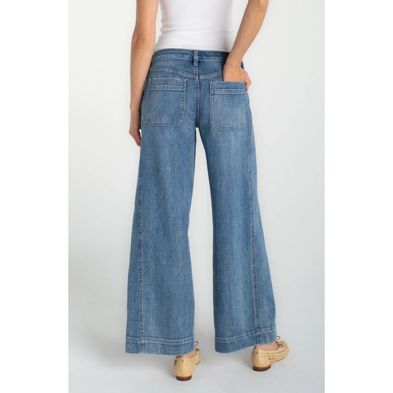Liverpool Culver City Stride Wide Leg Utility Jeans