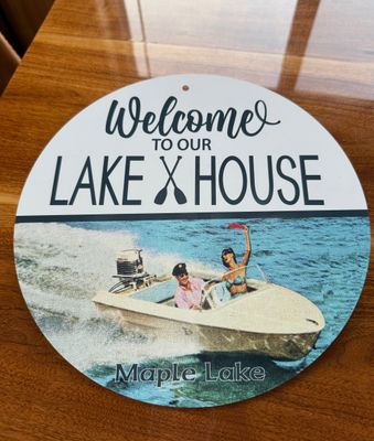 10&quot; Round ALUMINUM SIGN