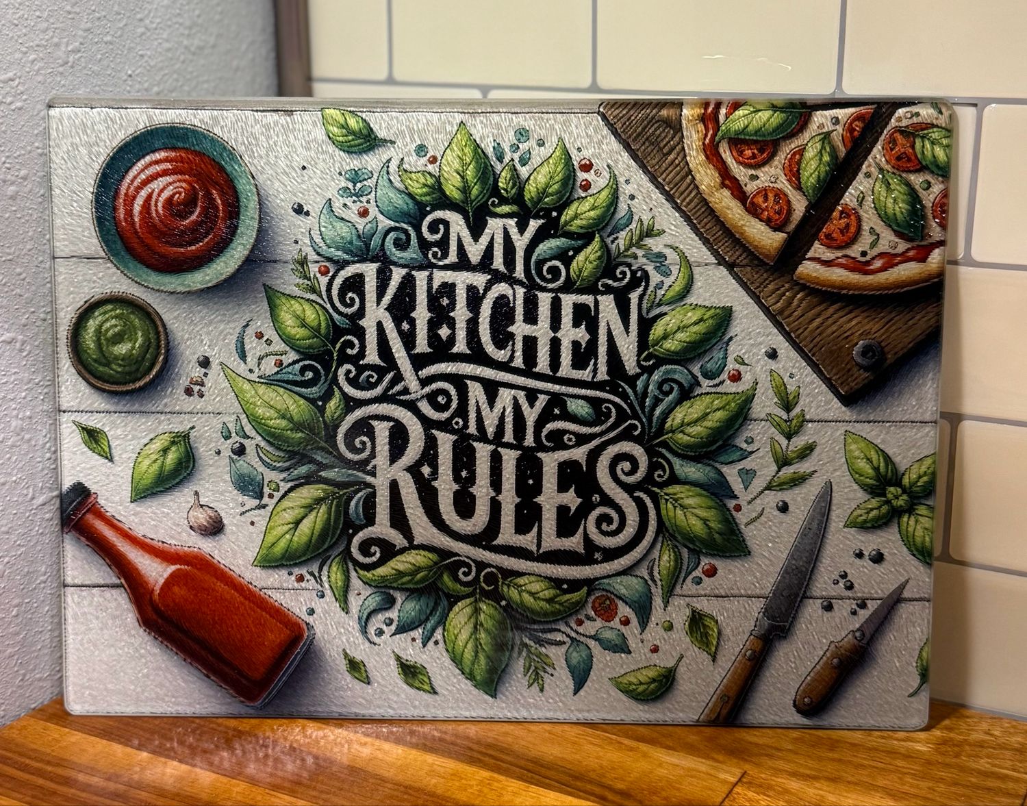 Tempered Glass Cutting Board