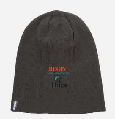A1T™ Knitted Beanie hat Blk. Stay warm and stylish.
