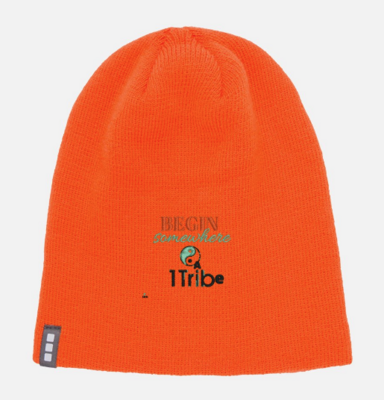 A1T™ Knitted Beanie hat in Blue. Stay warm and stylish.