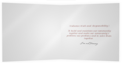 Kwanzaa card. Day 3=Ujima Collective Work &amp; Responsibility.