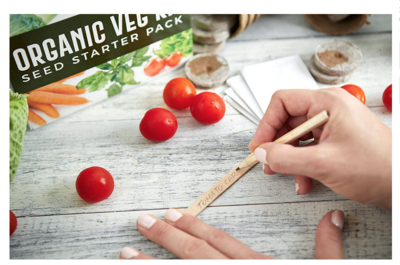 Organic Veg Kit - Grow Your Organic Vegetables - 12 Seed Varieties