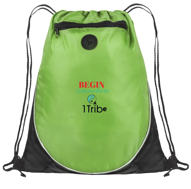 Drawstring Premium Backpack. Showcase your style.