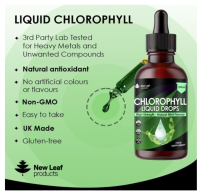 Liquid Chlorophyll high-strength.