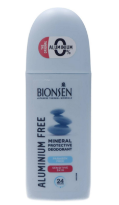 Bionsen Aluminium Free Mineral for Sensitive Skin, Deodorant 100ml