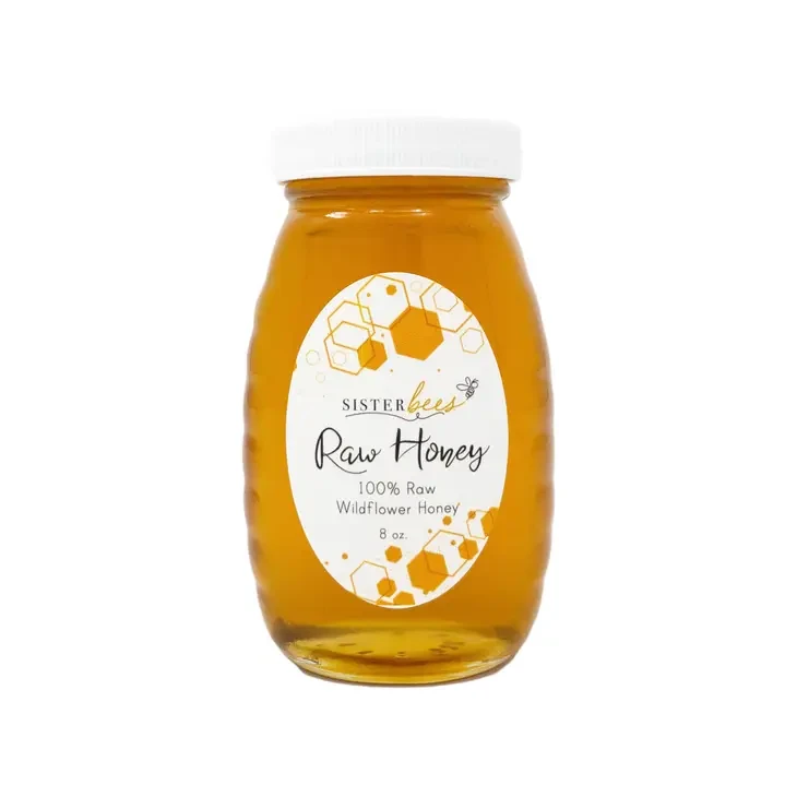 100% Raw Michigan Wildflower Honey, 8 oz