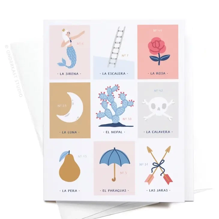 Lotería Greeting Card