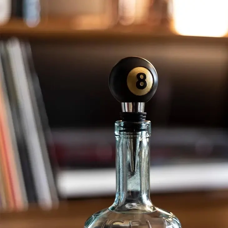 8-ball Bottle Stopper