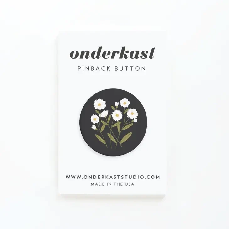 Daisies Pinback Button
