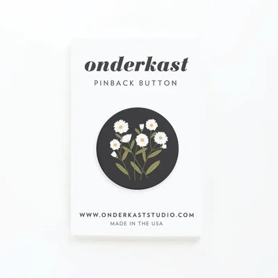 Daisies Pinback Button