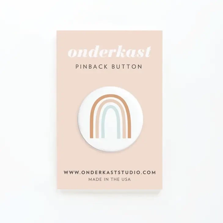 Rainbow Pinback Button