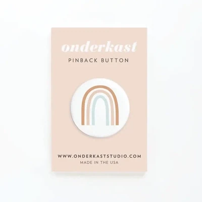 Rainbow Pinback Button