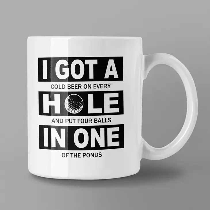 Hole In One Ceramic Mug