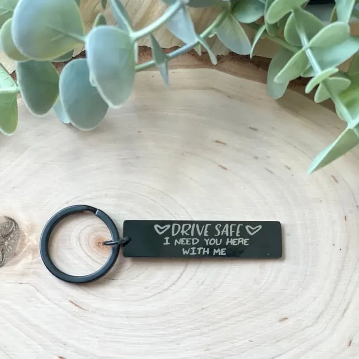 Keychain, Drive Safe Black
