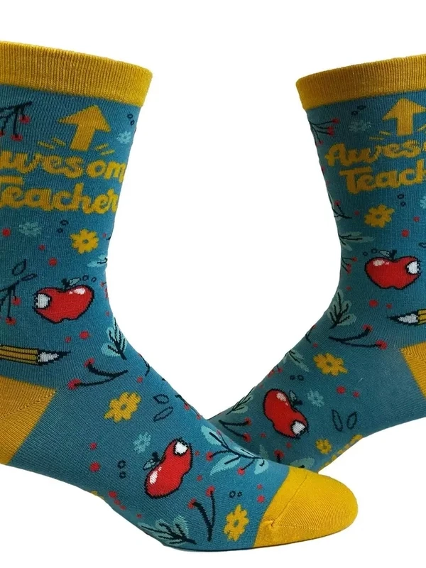 Socks, Awesome Teacher, Women
