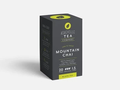 Tea Box with Mountain Chai individual Tea Bags