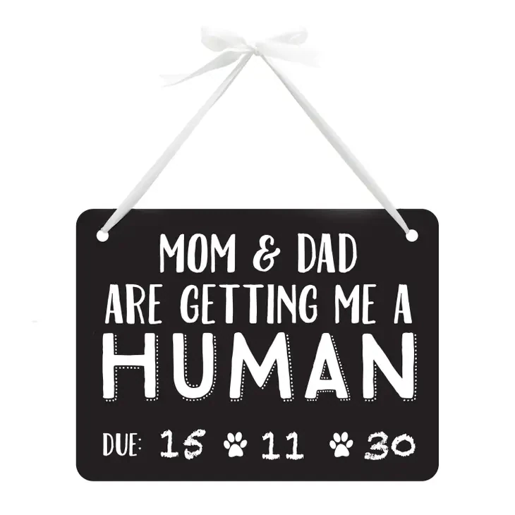 Pet&#39;s Baby Announcement Chalkboard