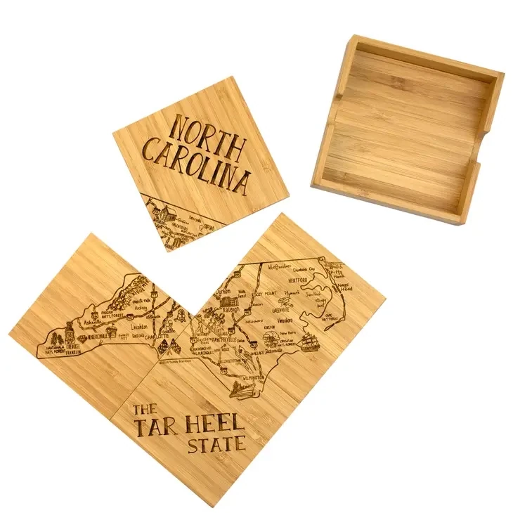 North Carolina 4-pc Coaster Puzzle