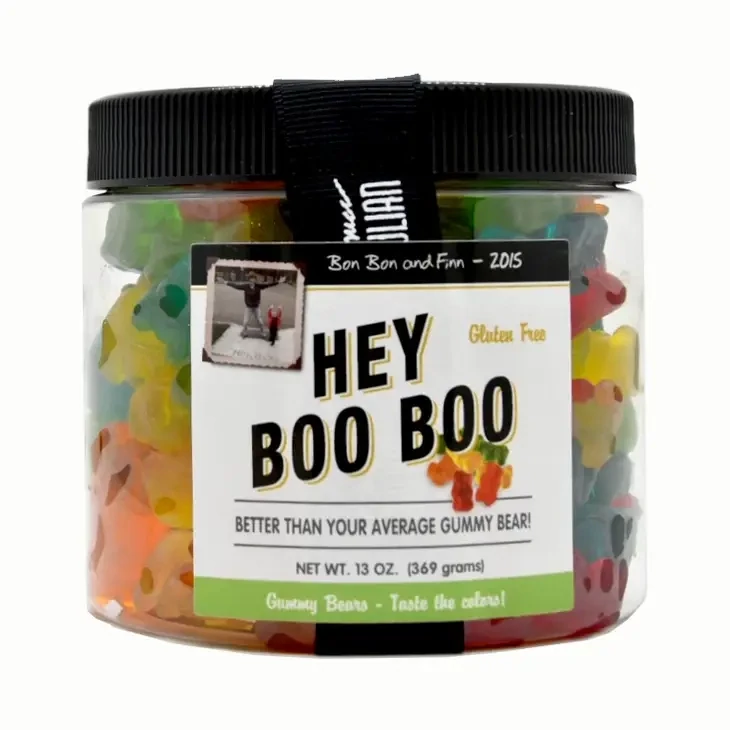 Hey Boo Boo, Gummy Bears 13 oz Jar