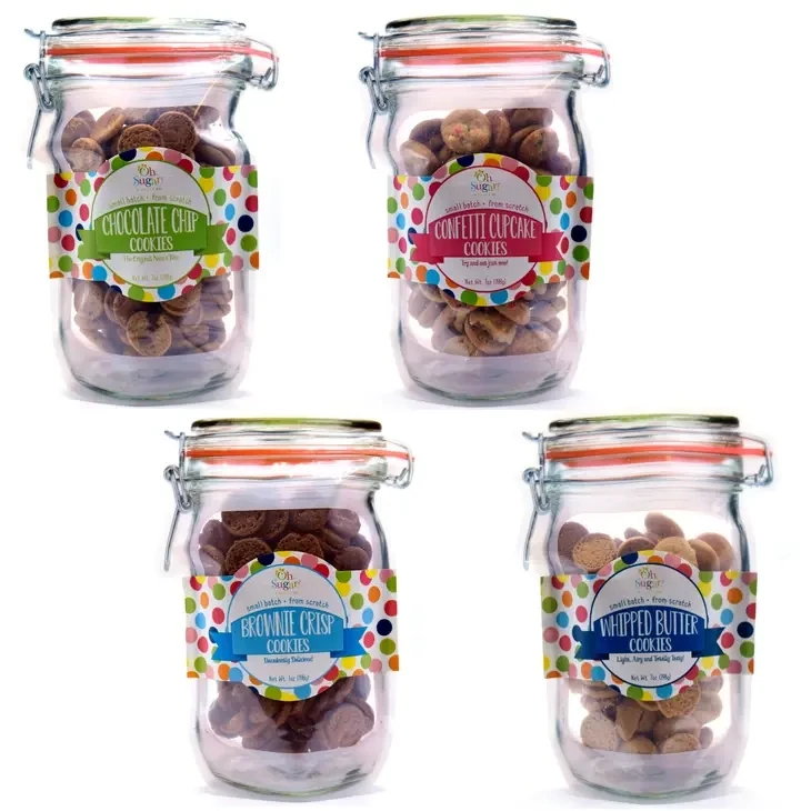 Confetti Cupcake Cookie Mason Jar Pouch