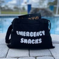 Emergency Snacks Bag, Black