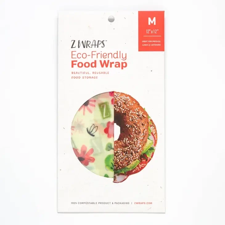 Z Wraps Medium Reusable Beeswax Food Wrap