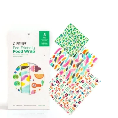 Z Wraps Asst. Reusable Beeswax Food Wrap