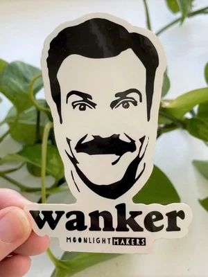 Wanker Sticker
