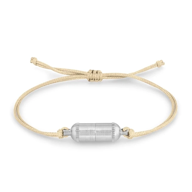 Intention Capsule Silver Bracelet - Natural