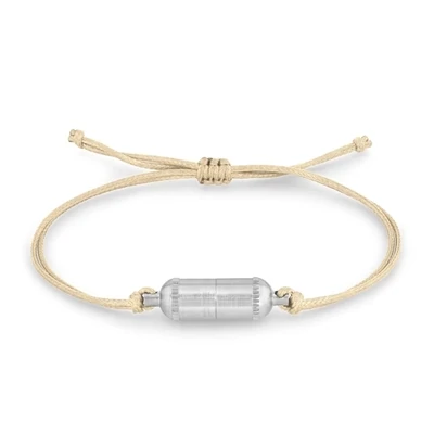 Intention Capsule Silver Bracelet - Natural