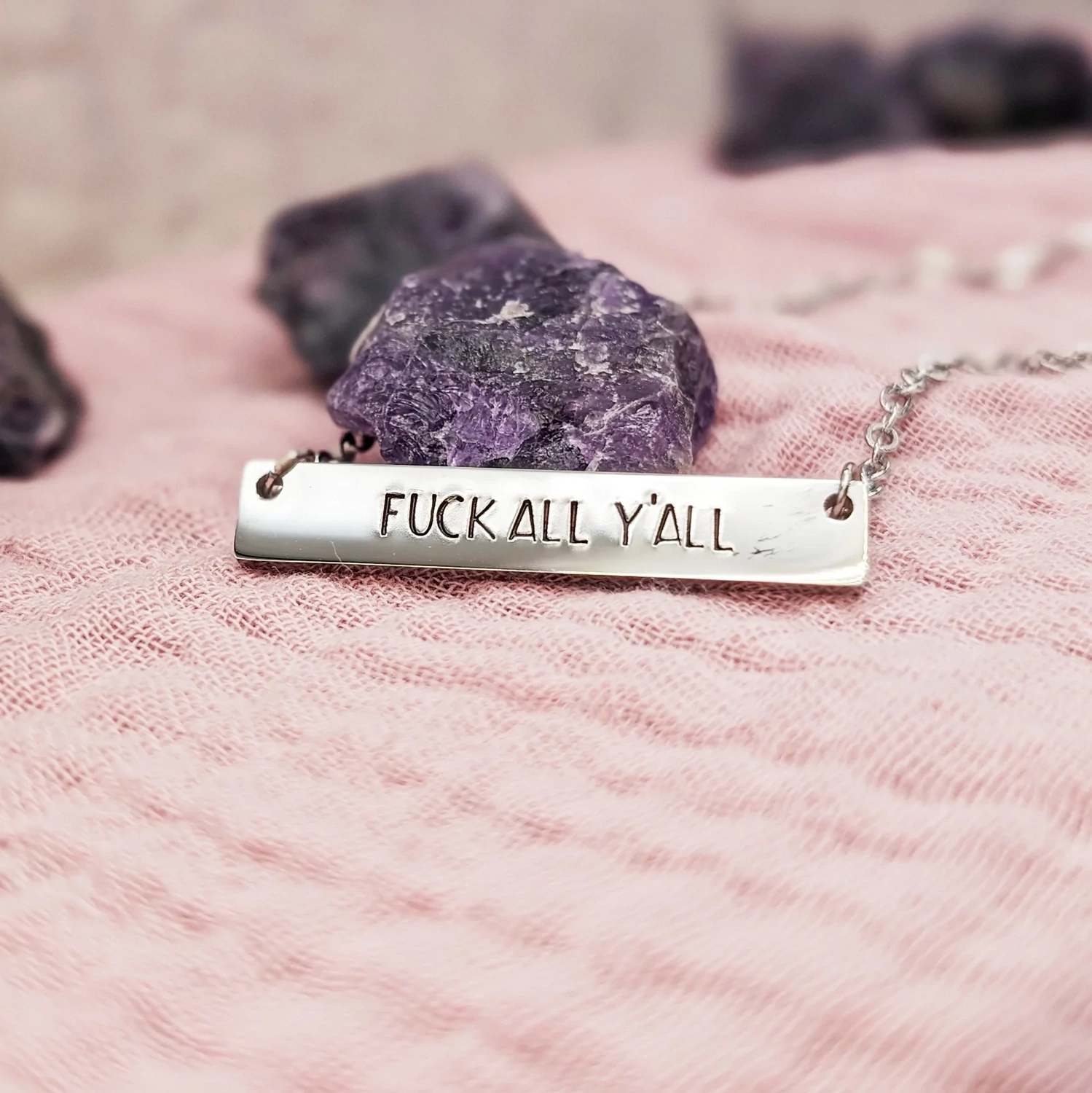 Fuck All Y&#39;all Necklace