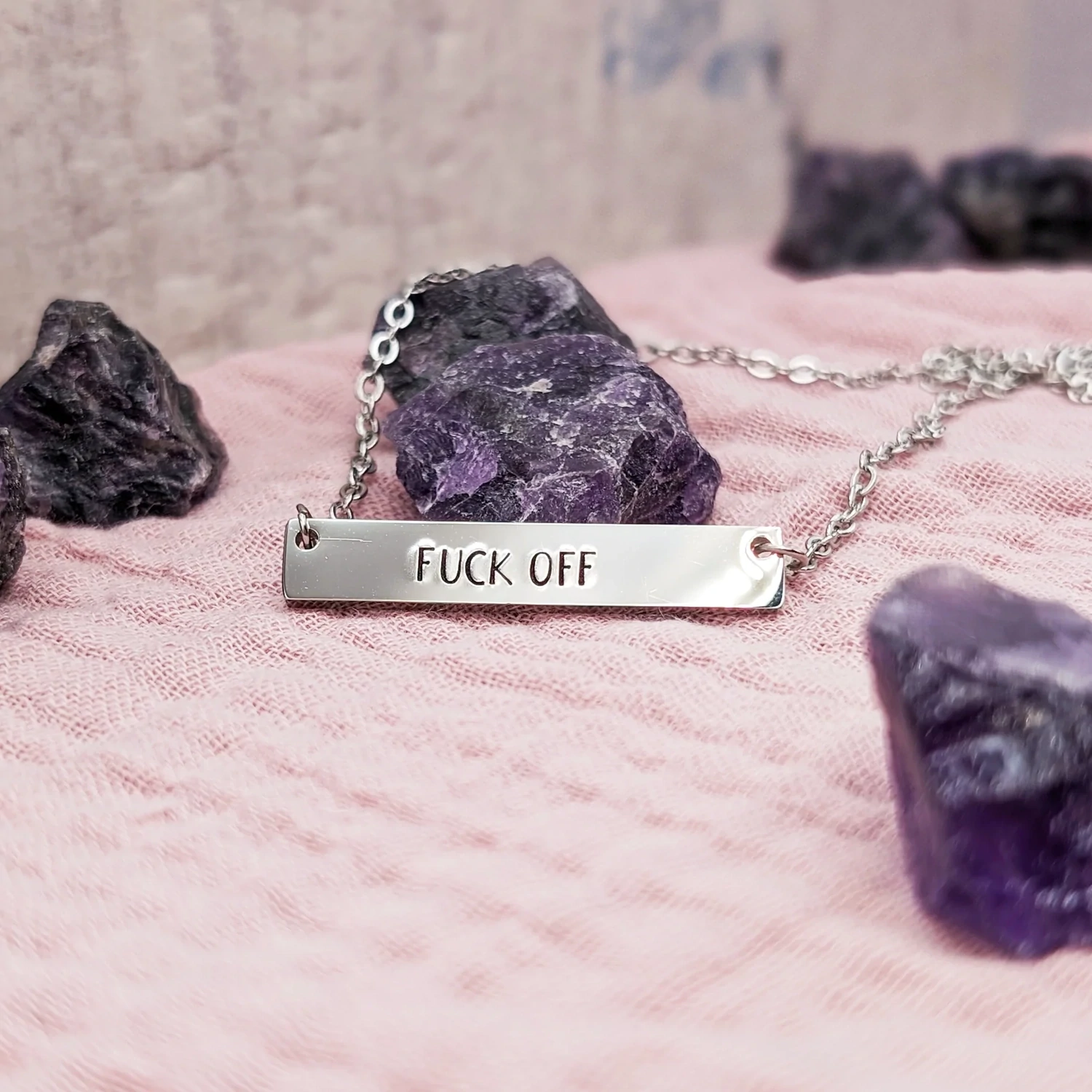 Fuck Off Necklace
