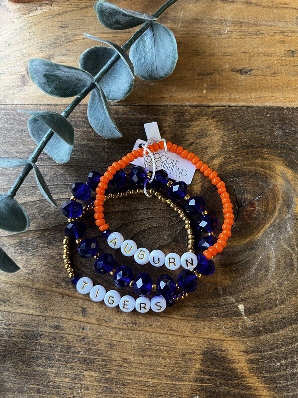 Auburn Tigers Bracelet Stack