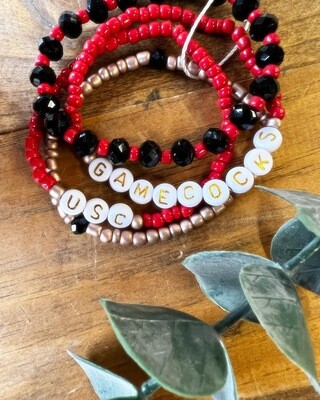 University of South Carolina Gamecocks  Bracelet