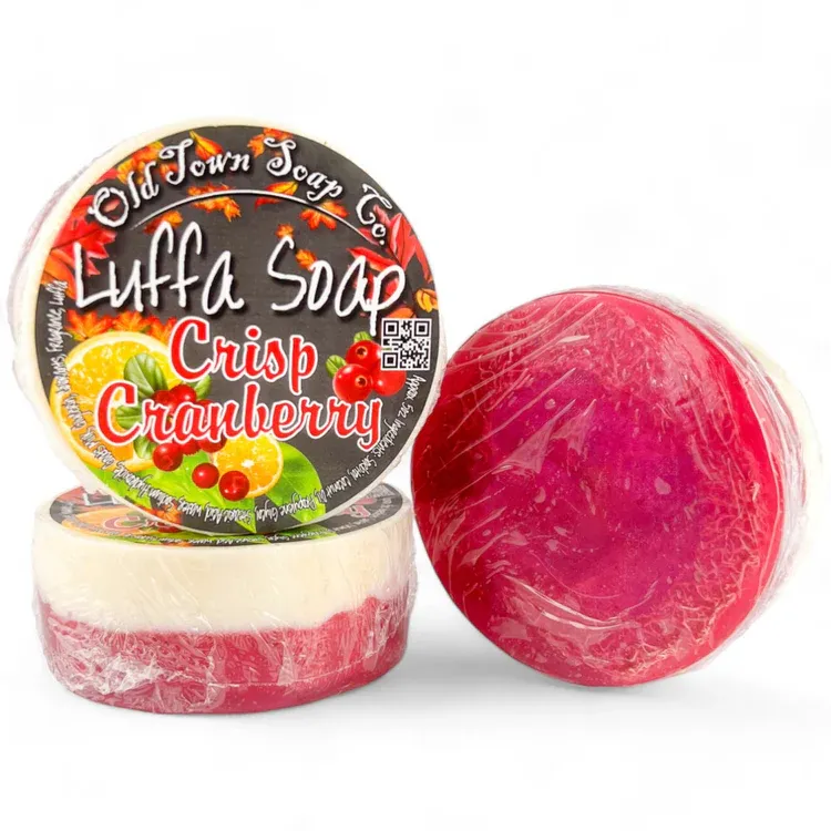Crisp Cranberry Luffa Soap