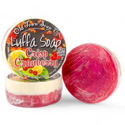 Crisp Cranberry Luffa Soap