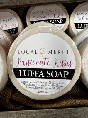 Passionate Kisses Luffa Soap