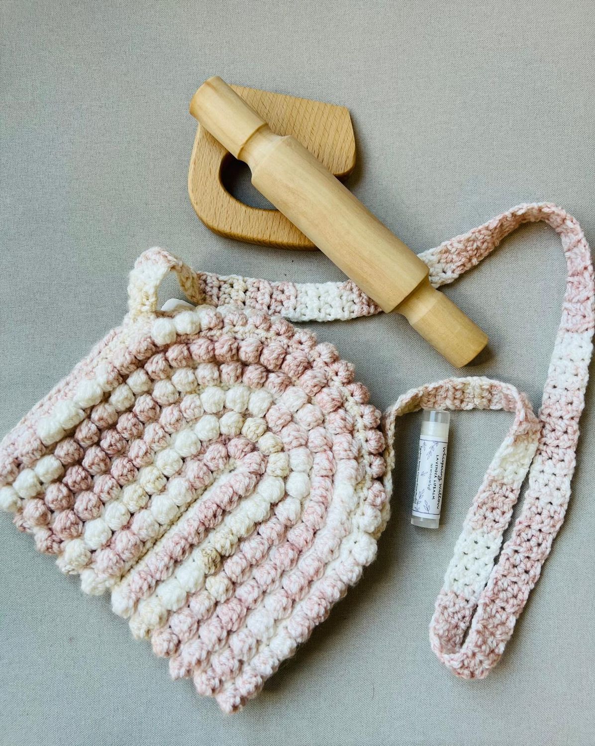 Olive Babe Bobble Rainbow Purse