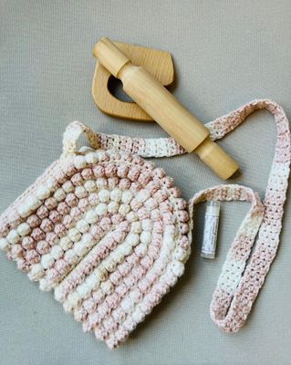 Olive Babe Bobble Rainbow Purse