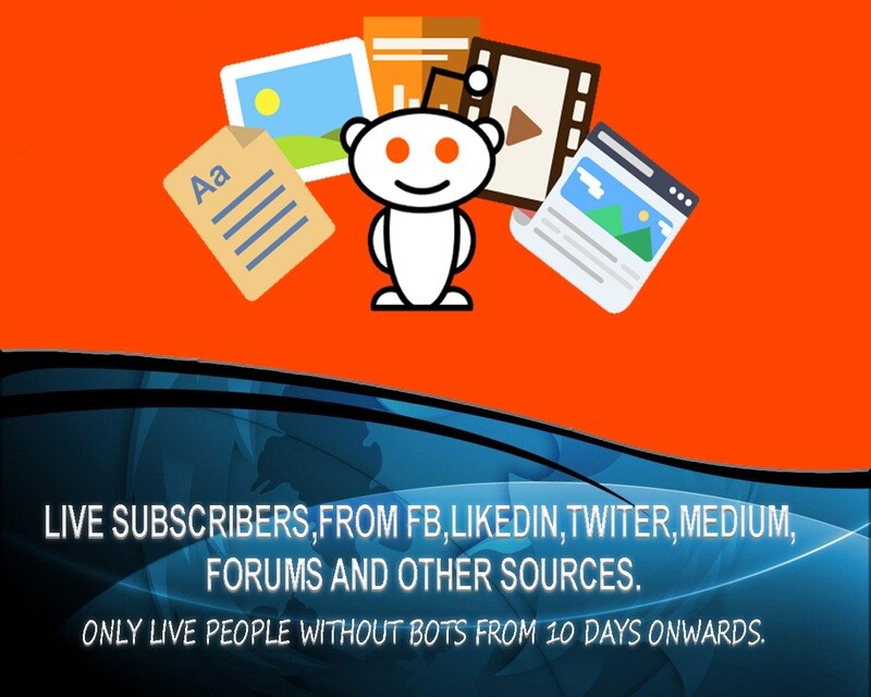 Reddit subscribers for cryptocurrency and financial projects.