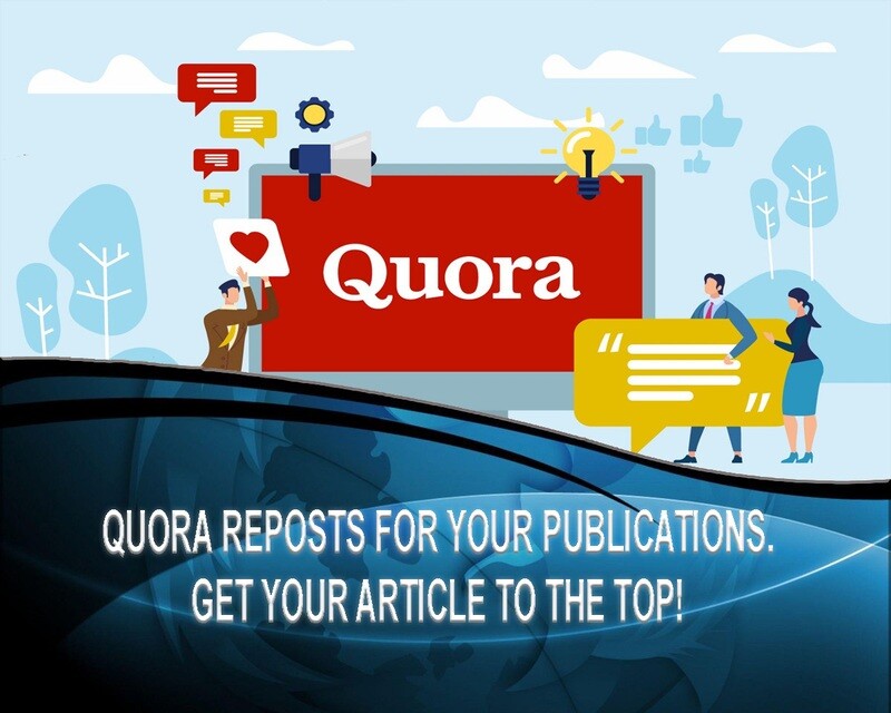 You&#39;ll get 500 Quora reposts, shares to the posts.