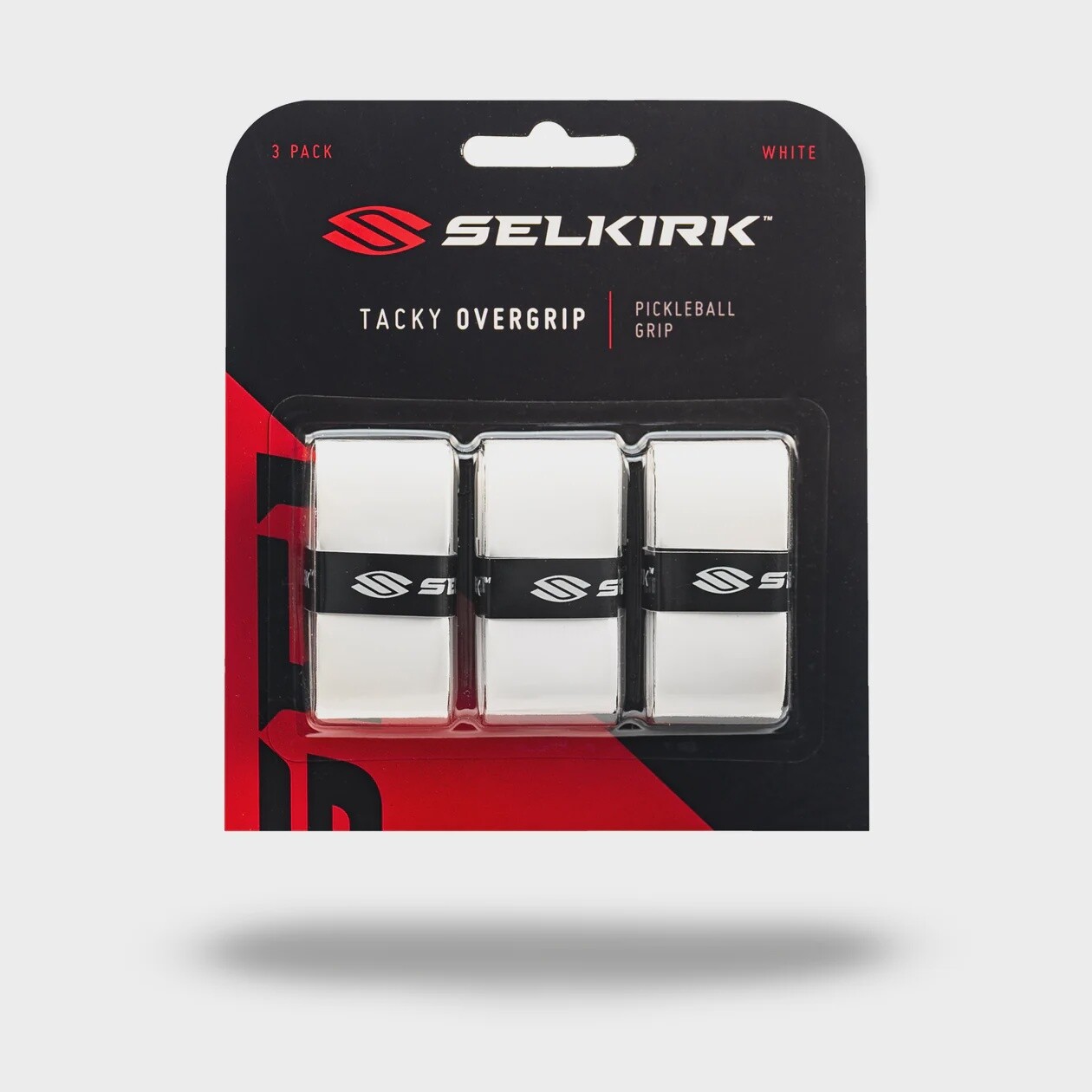 Selkirk Tacky Overgrip - 3pk, Color: White