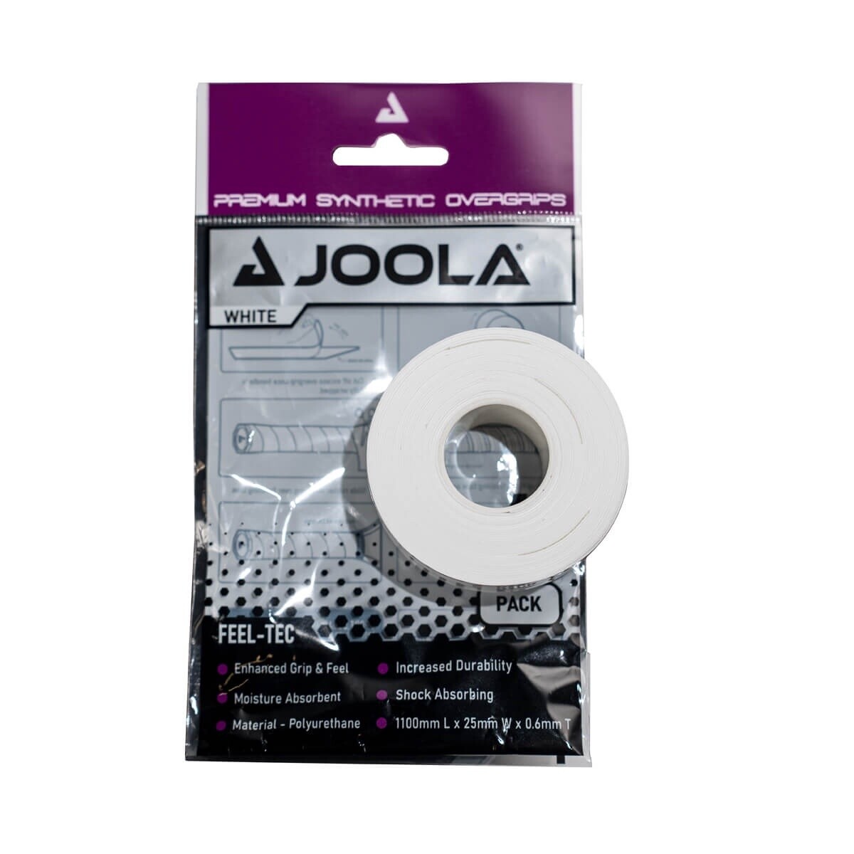 Joola Premium Overgrip (x4), Color: White