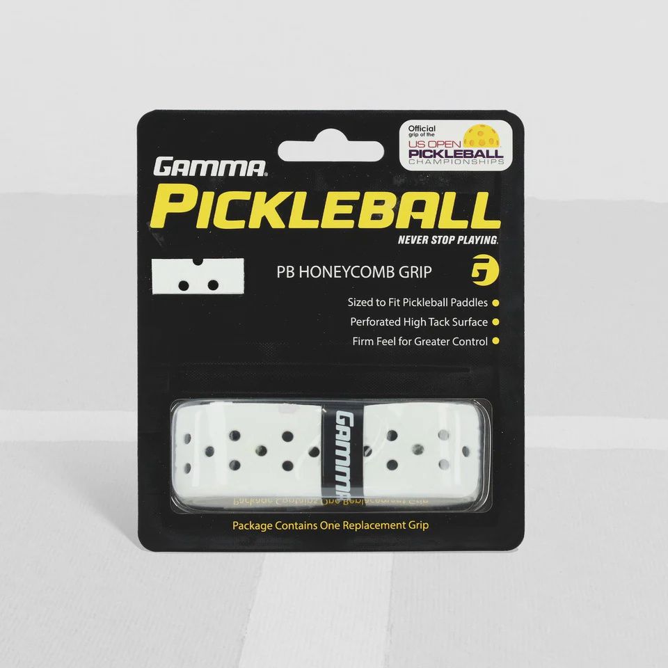 Gamma PB Honeycomb Replacement Grip, Color: White