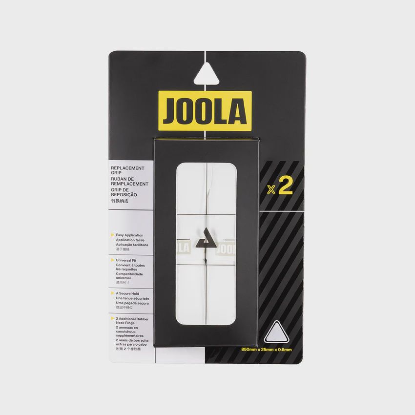Joola Replacement Feel-Tec Pure Grip (x2), Color: White